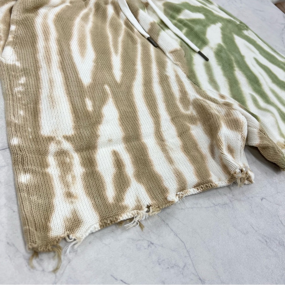 (SE-4) SER.O.YA Declan Knit Tie Dye Shorts - Picture 5 of 7